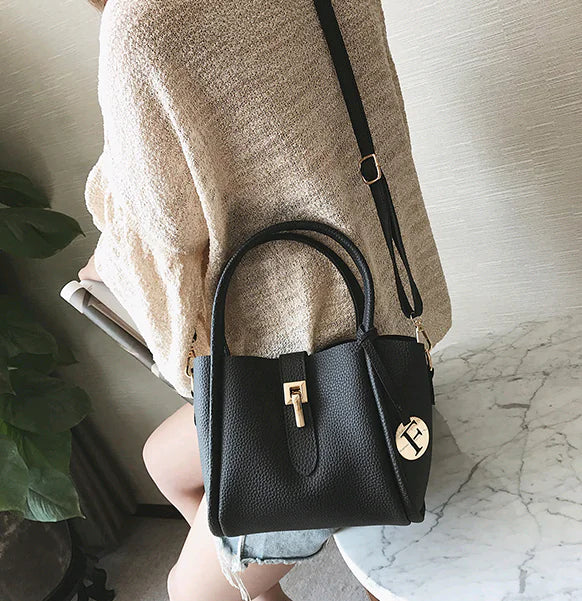 Stylish New Women’s Handbag with Simple Lock Closure
