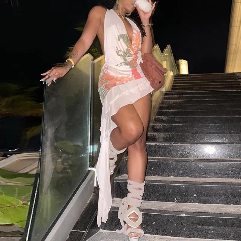 Women’s Fashion Backless Dress