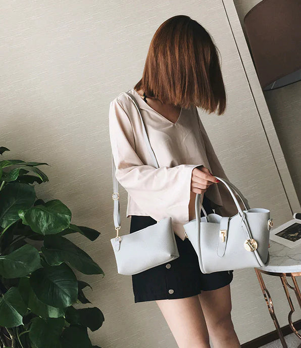 Stylish New Women’s Handbag with Simple Lock Closure